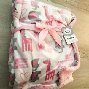 Unopened Lovable Friends plush baby blanket